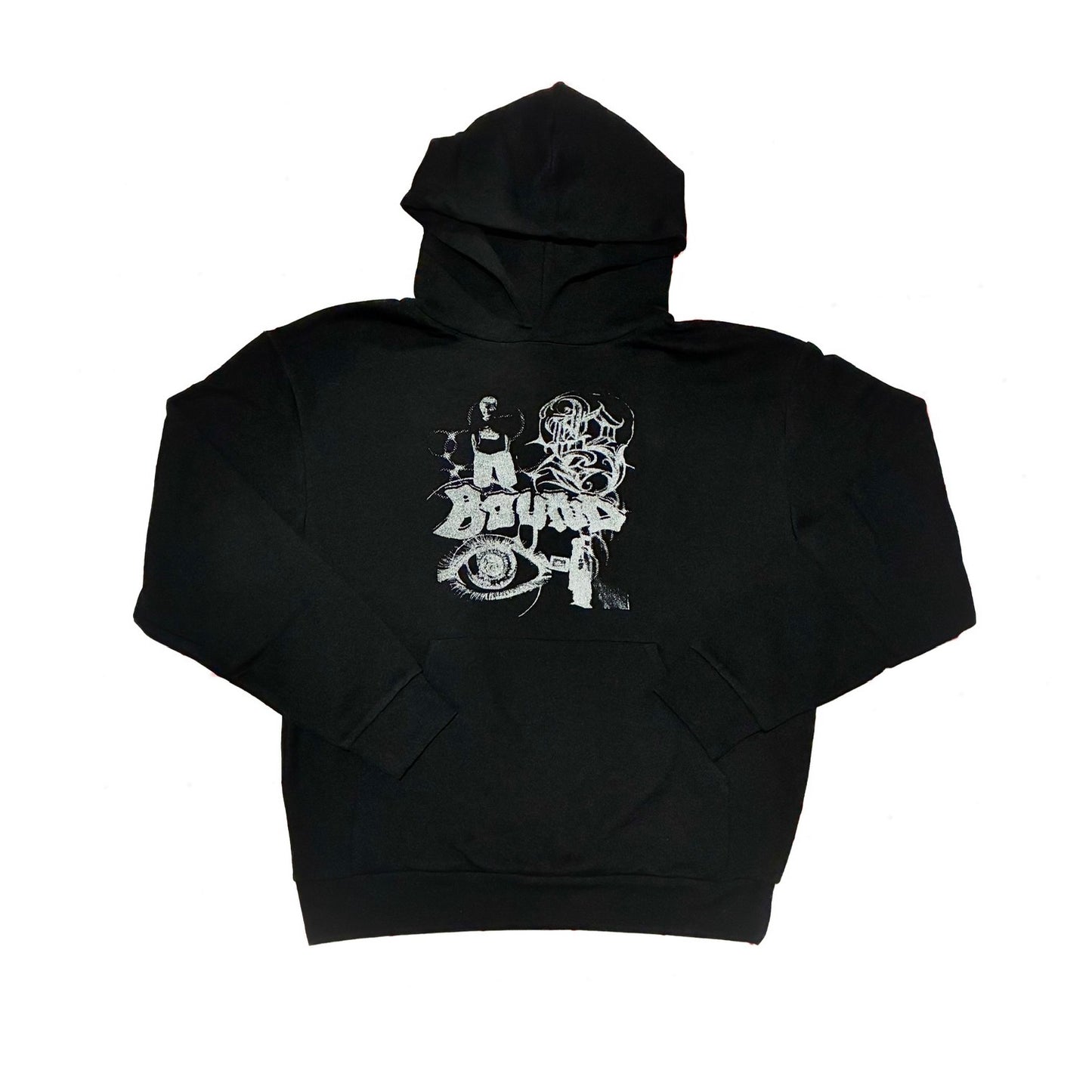 Silver print Hoodie